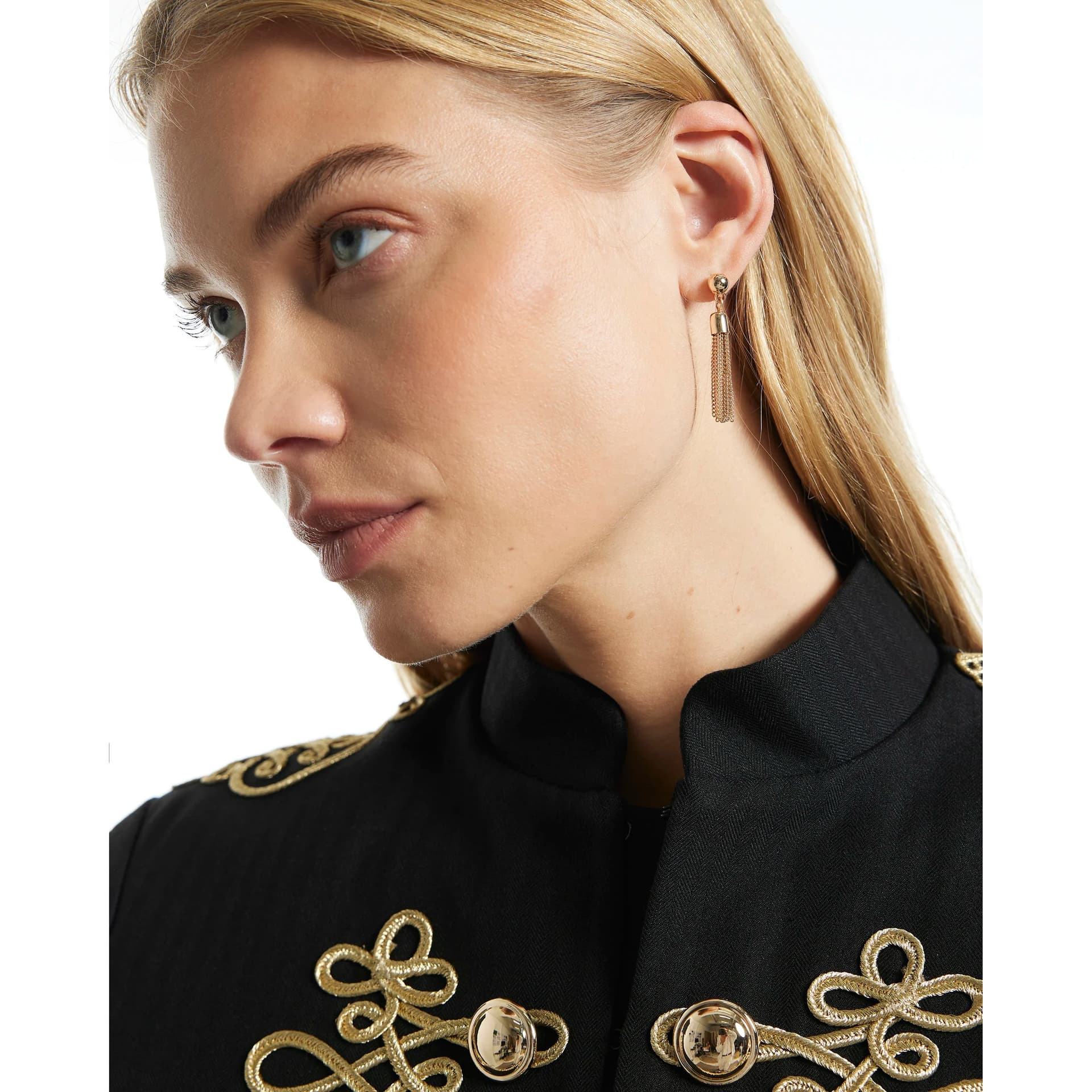 River Island River Island Womens Gold Heart And Tassel Earring 3 Pack