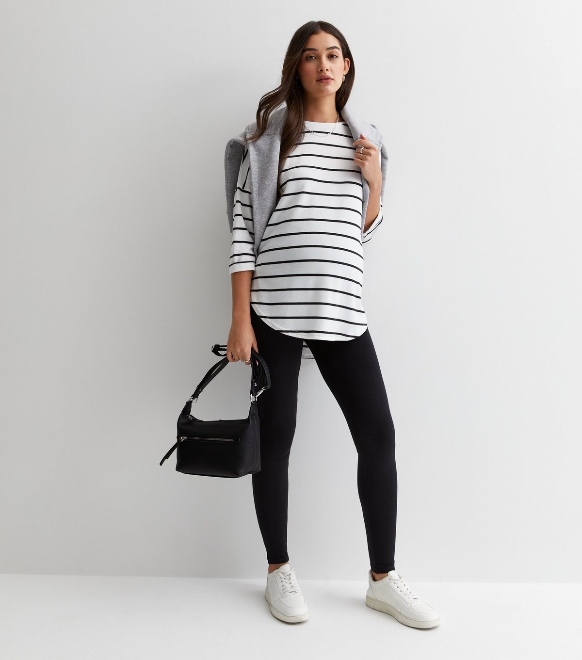 New Look Women's Maternity Black Jersey High Waist Leggings New Look - 1