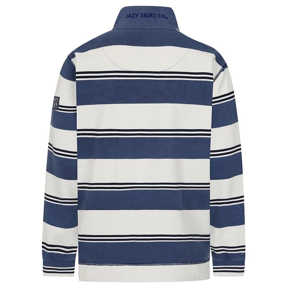 Lazy Jacks Lazy Jacks Men's Pique Sweatshirt in Mid Blue - 4