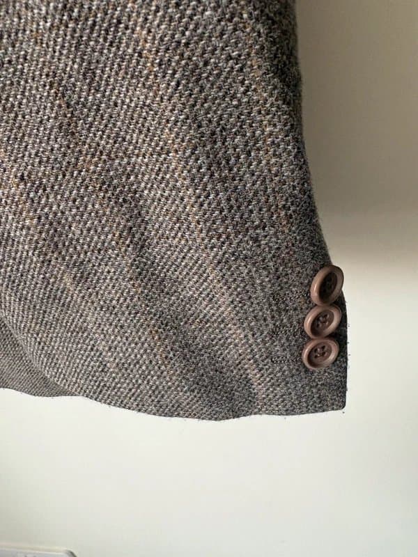 Skopes Skopes Grey Tweed Wool Blend Blazer Jacket 44R Classic Smart Tailored