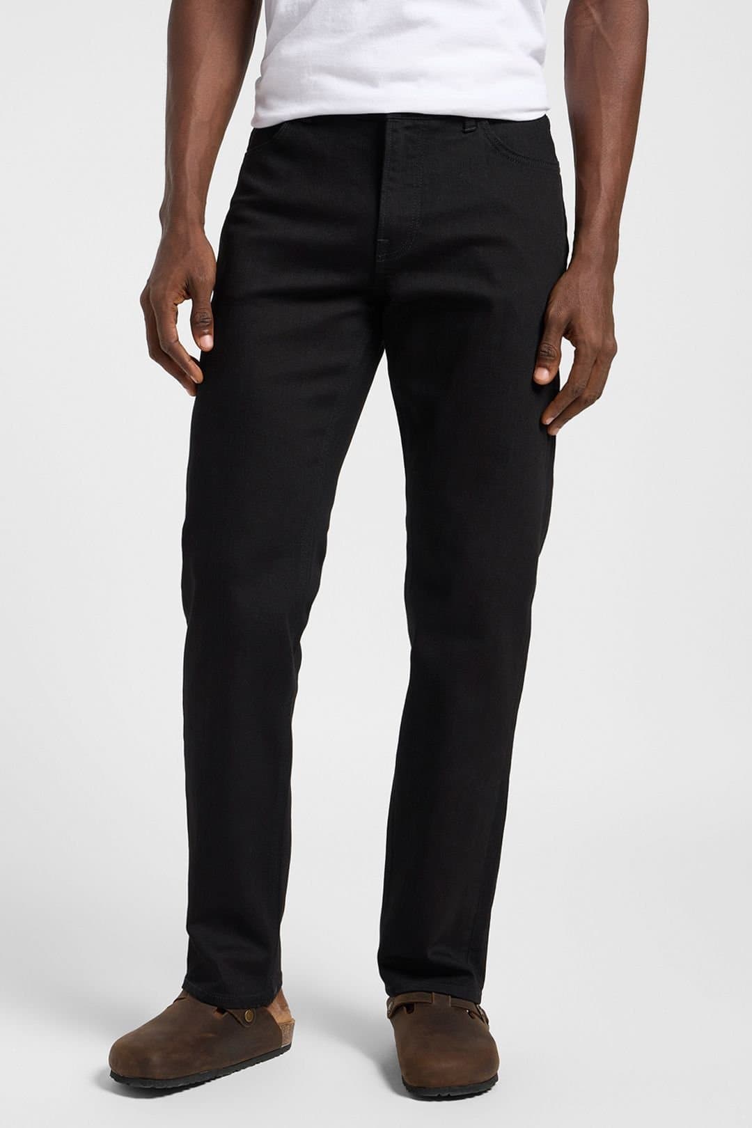 Lee Lee Men's West Relaxed Fit Jeans Clean Black