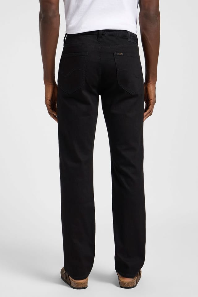 Lee Lee Men's West Relaxed Fit Jeans Clean Black - 2