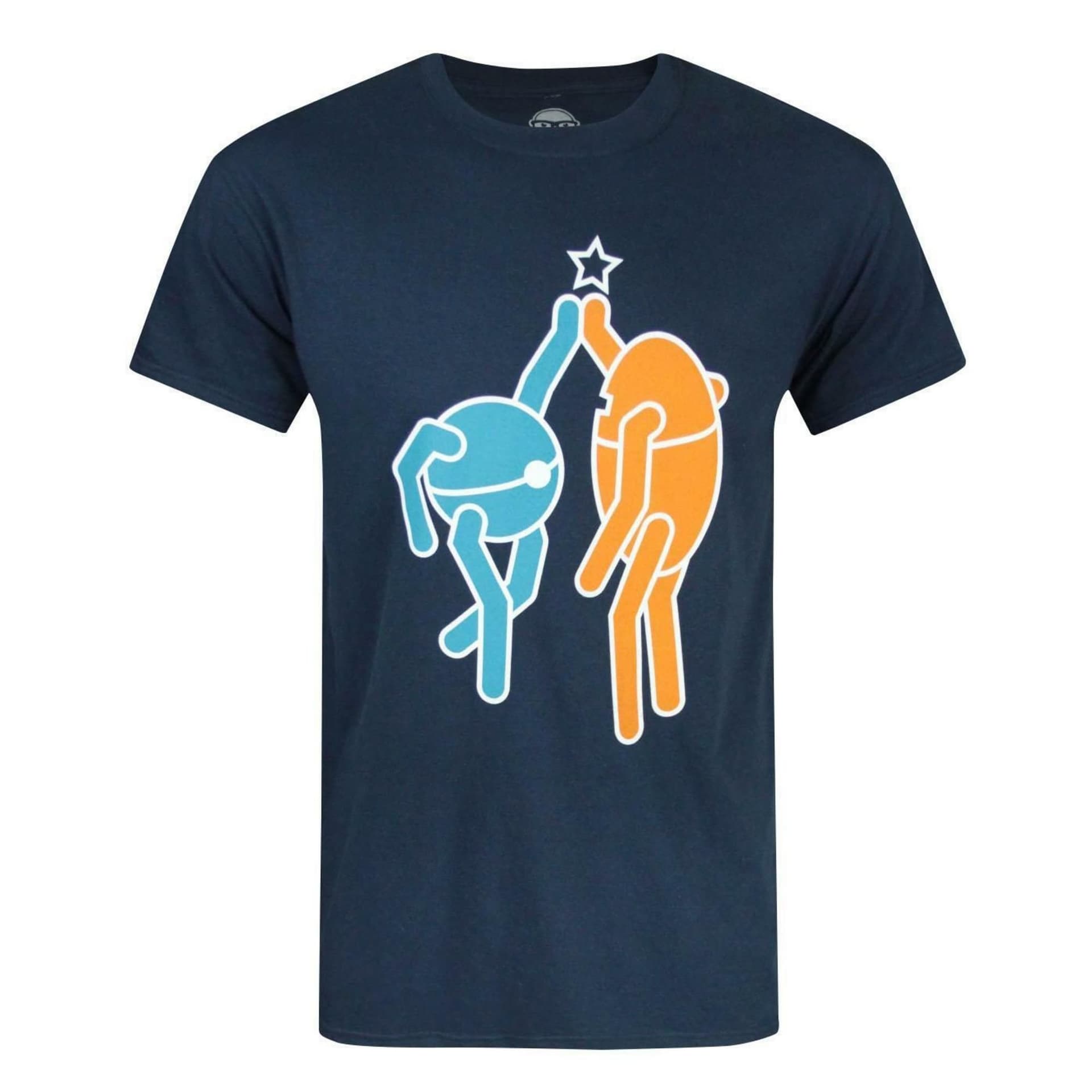 Portal Portal Men's Short Sleeved T-Shirt | Blue | Official Merch