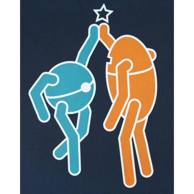 Portal Portal Men's Short Sleeved T-Shirt | Blue | Official Merch - 2