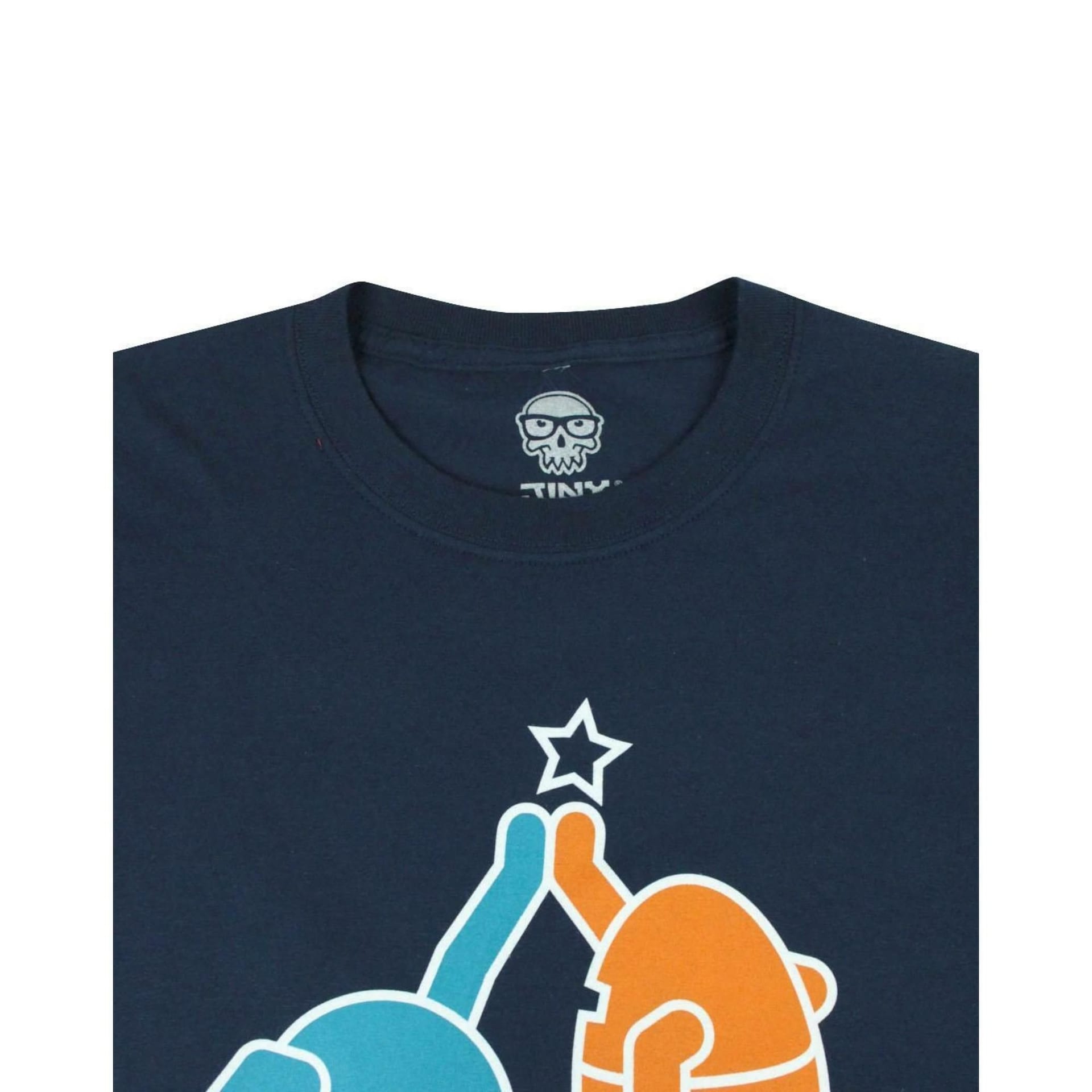 Portal Portal Men's Short Sleeved T-Shirt | Blue | Official Merch - 4