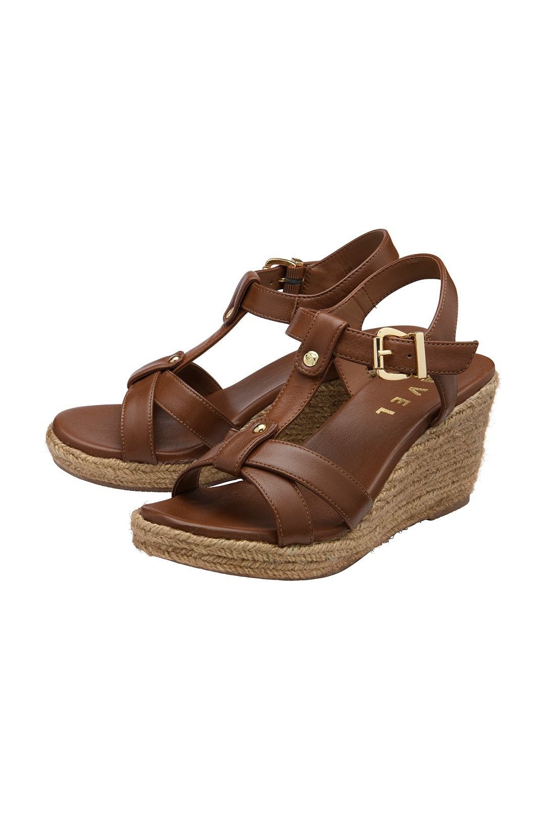 Ravel Ravel Women's 'Elling' Leather Wedge Sandals in Tan - 2