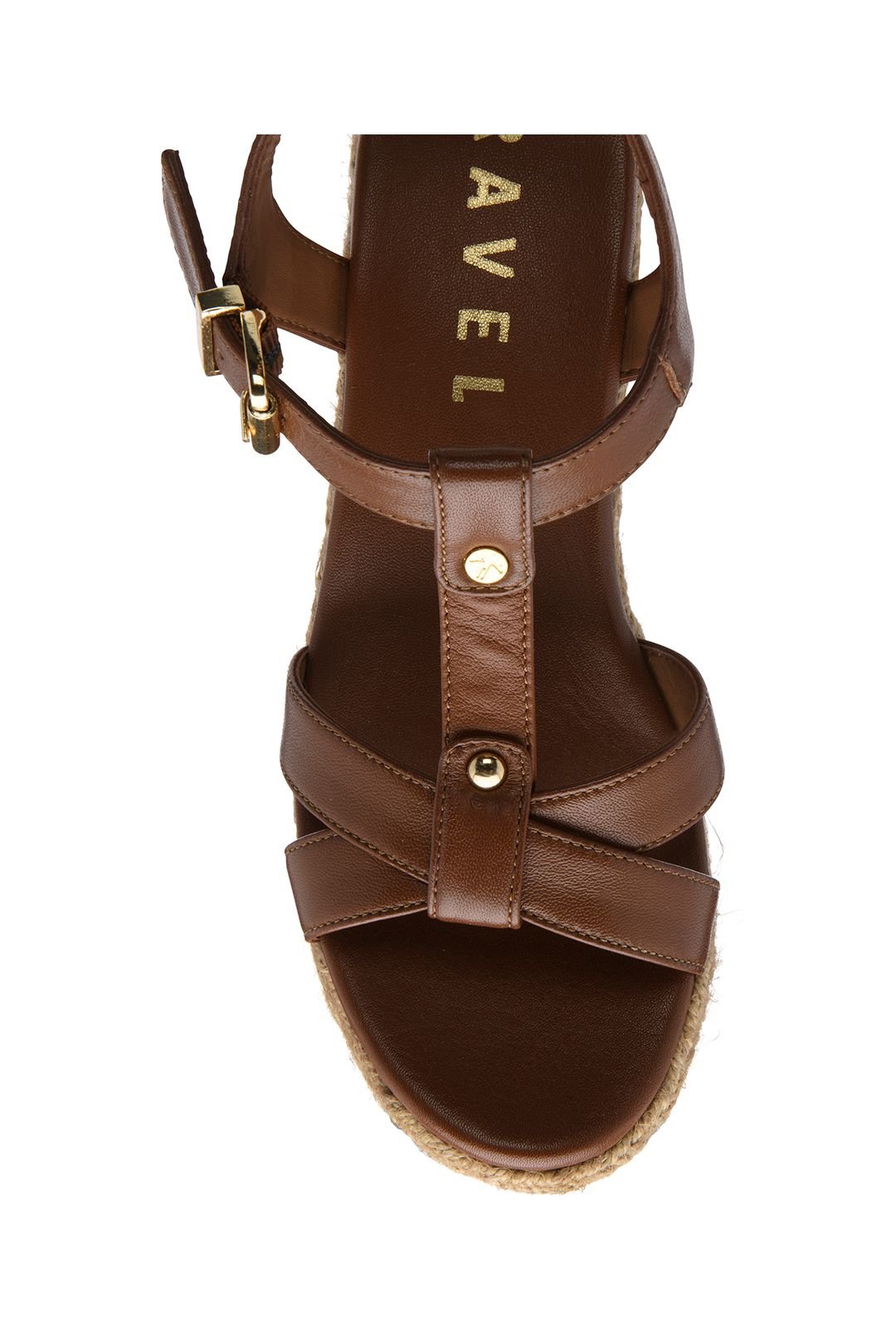 Ravel Ravel Women's 'Elling' Leather Wedge Sandals in Tan - 4