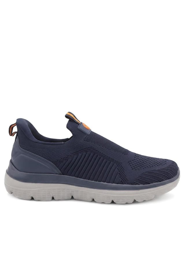 Pavers Pavers Men's Extra Wide Easy Step In Trainers in Navy - 2