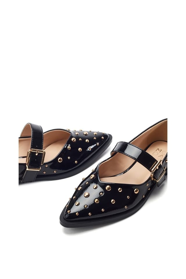 Moda In Pelle Moda In Pelle Women's 'Fijia' Patent Ballet Pumps in Black - 3