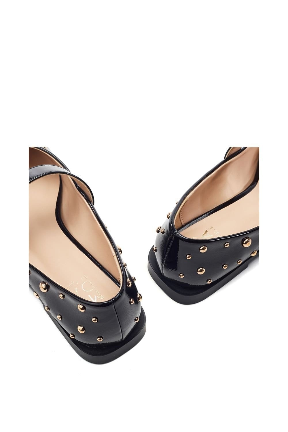 Moda In Pelle Moda In Pelle Women's 'Fijia' Patent Ballet Pumps in Black - 4