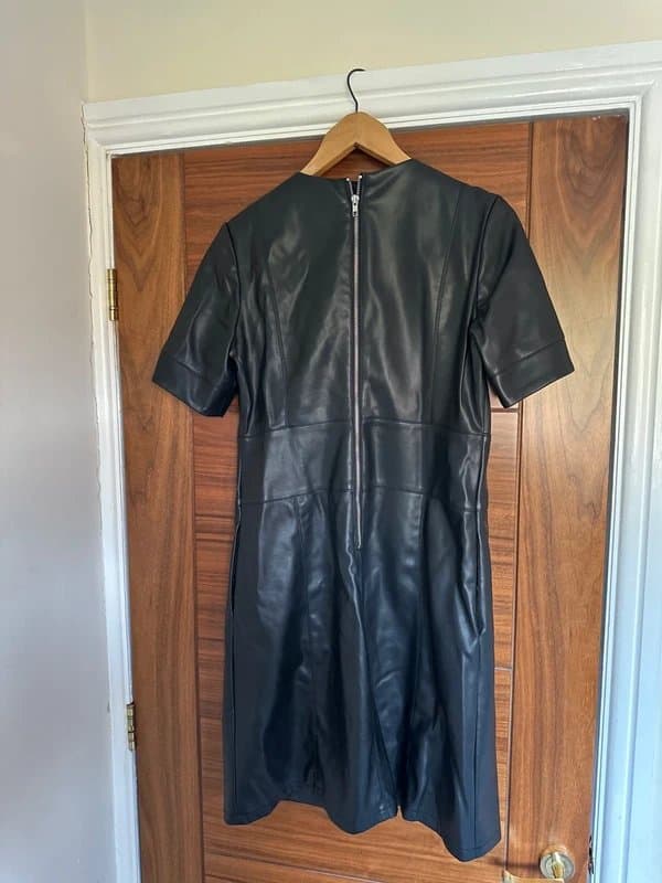 Sosandar Sosandar leather dress - size 14