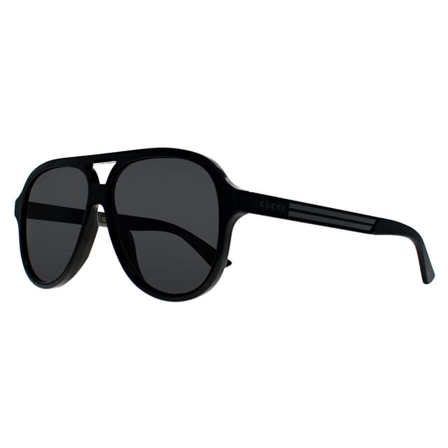 Gucci Gucci Men's Aviator Black Grey GG0688S - 2