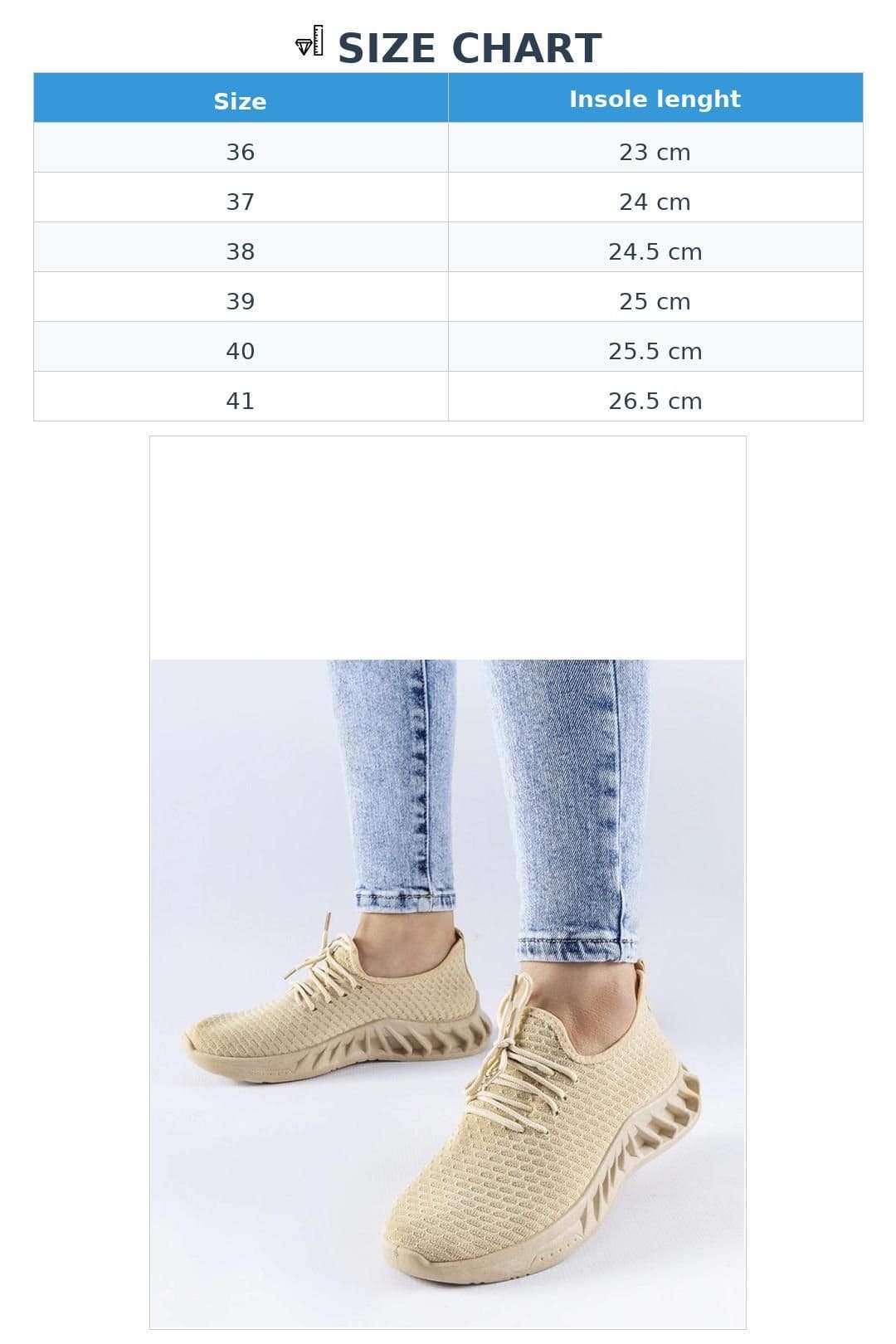 Love Lace Love Lace Women's Sport Fabric Sneakers for Summer with Grippy Rubber Sole in Beige - 4