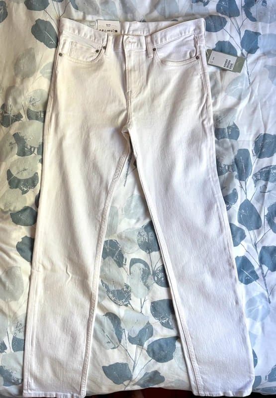 H&M White H&M slim fit denim jeans