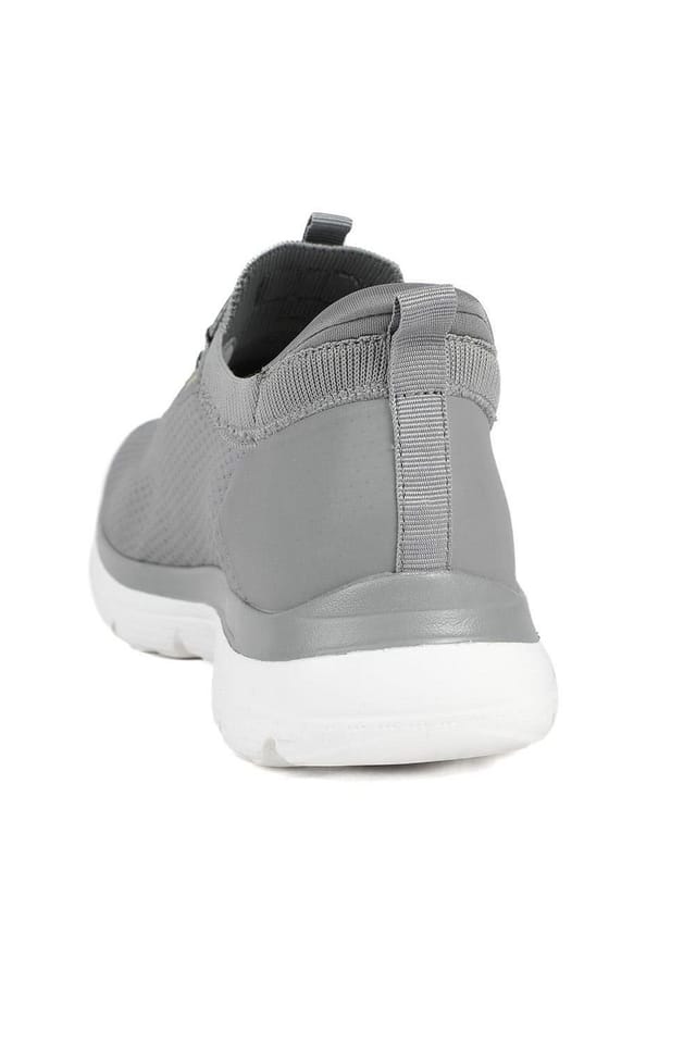 Pavers Pavers Men's Easy Step In Wide Fit Memory Foam Lace Up Trainers in Grey - 3