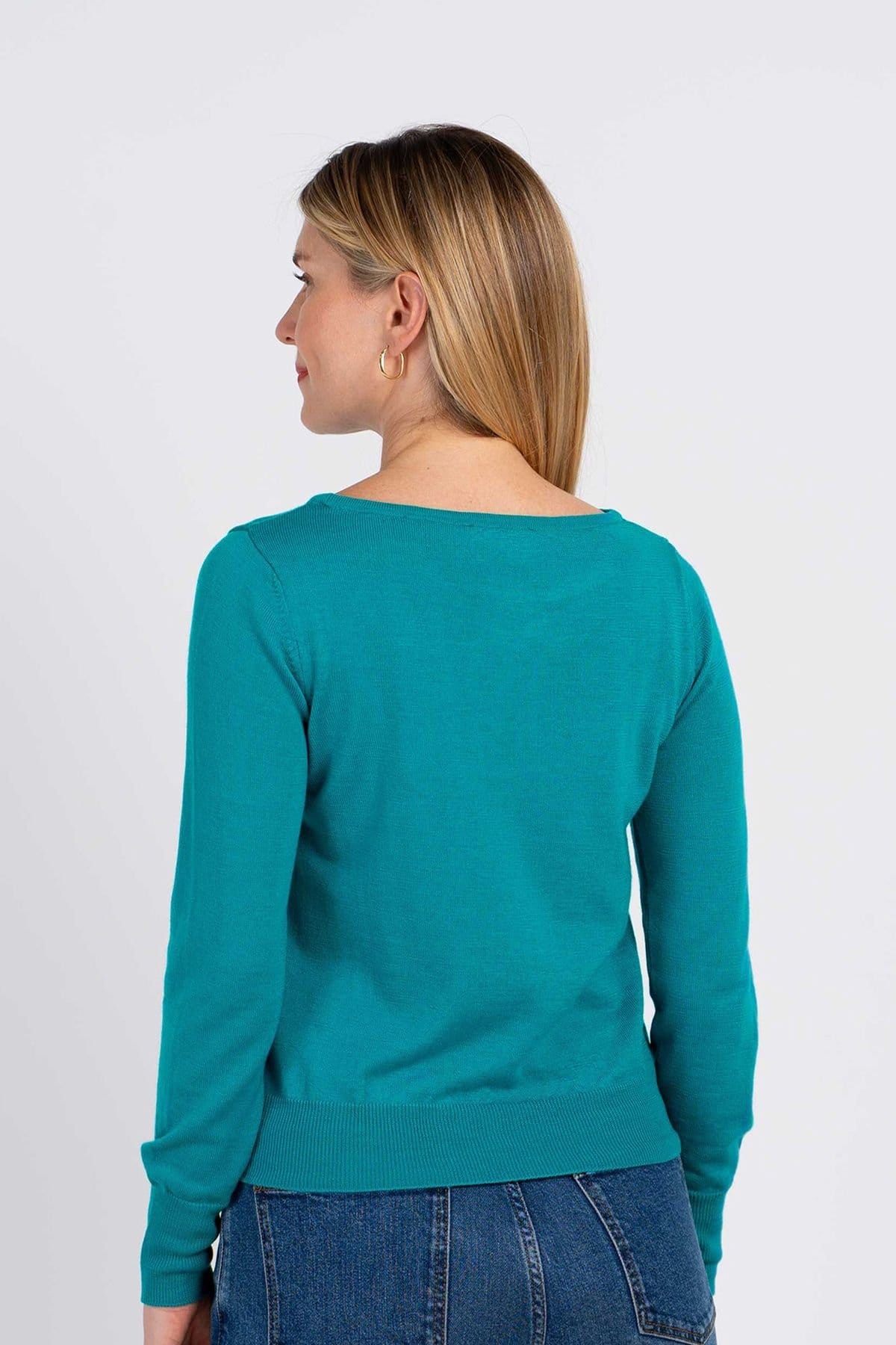 Kettlewell Kettlewell Women's Grace Sweater in Turquoise - 4