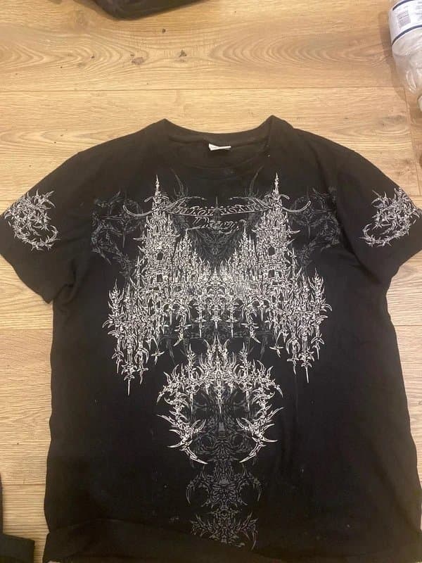 Bershka Black graphic tee