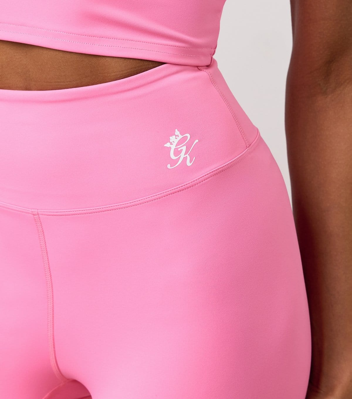 Gym King Women's Bright Pink 365 Logo Print Leggings Gym King New Look - 4