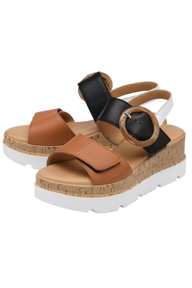 Lotus Lotus Women's 'Cammie' Wedge Sandals - 2