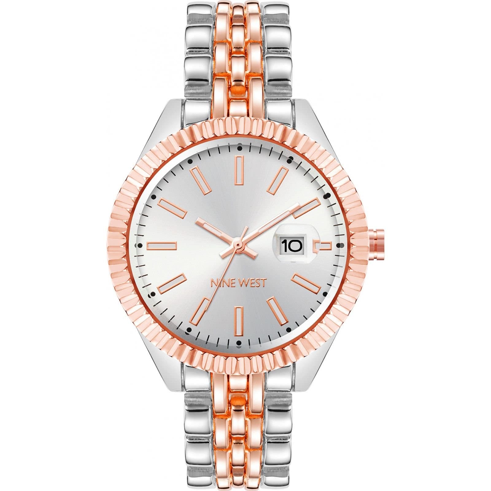 Nine West Nine West Women's NW-2661SVRT 34mm Quartz Watch