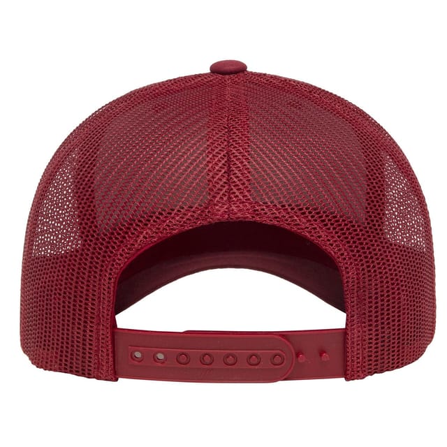 Classic Classic Men's Retro Trucker Cap in Dark Pink - 2