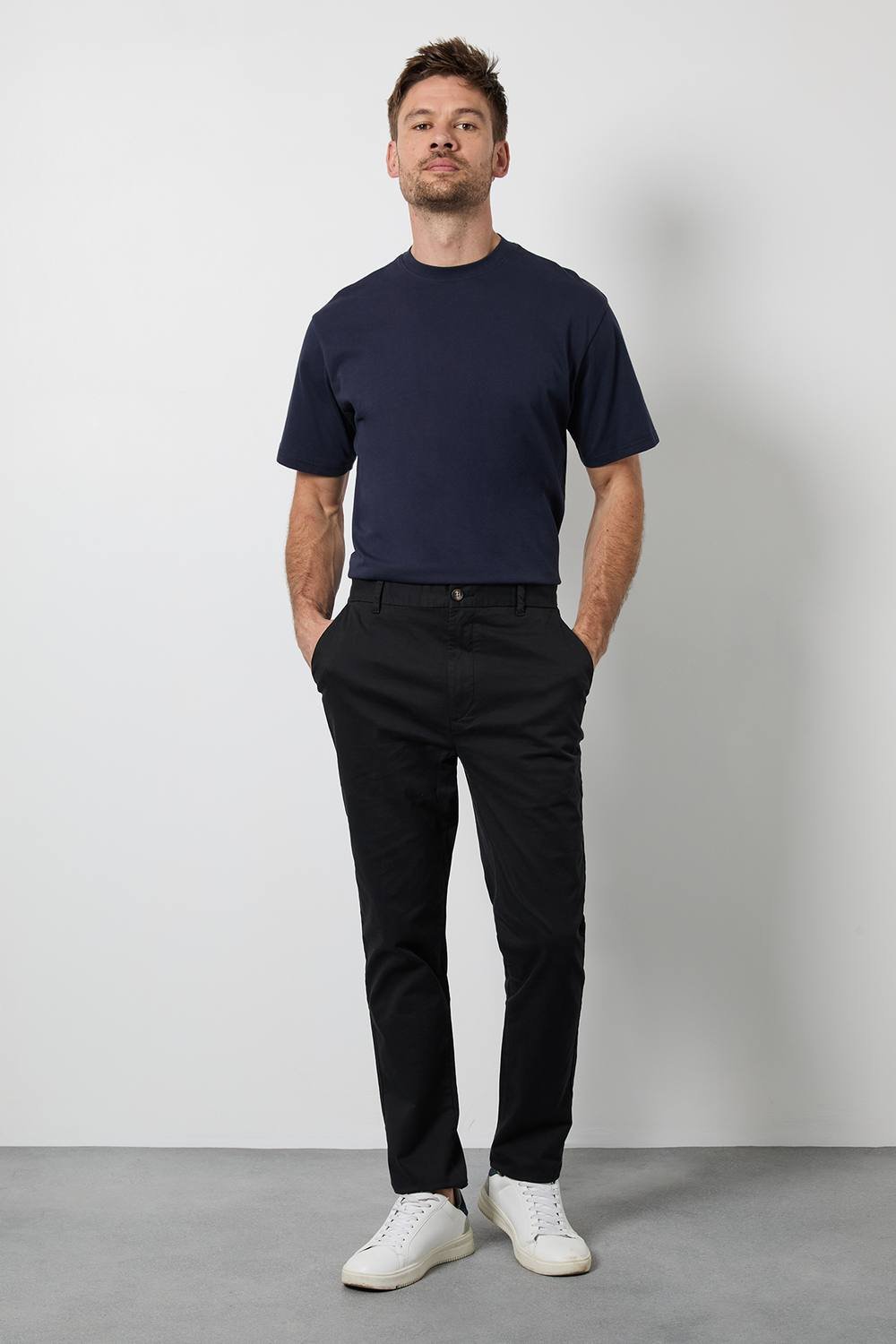 Burton Burton Men's Black Skinny Fit Chino Trousers - 2