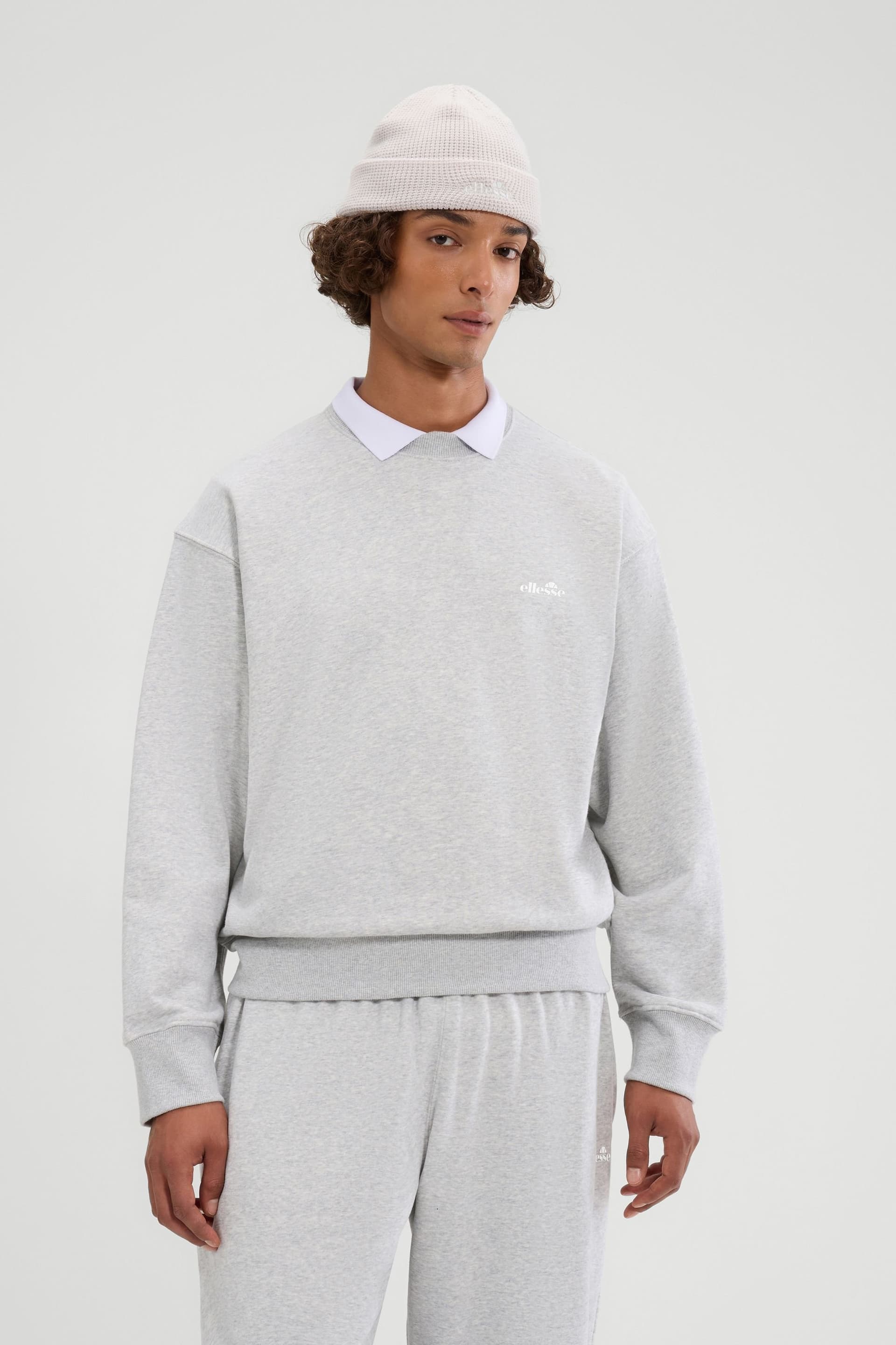 Ellesse Ellesse Men's Rafori Sweatshirt in Light Grey