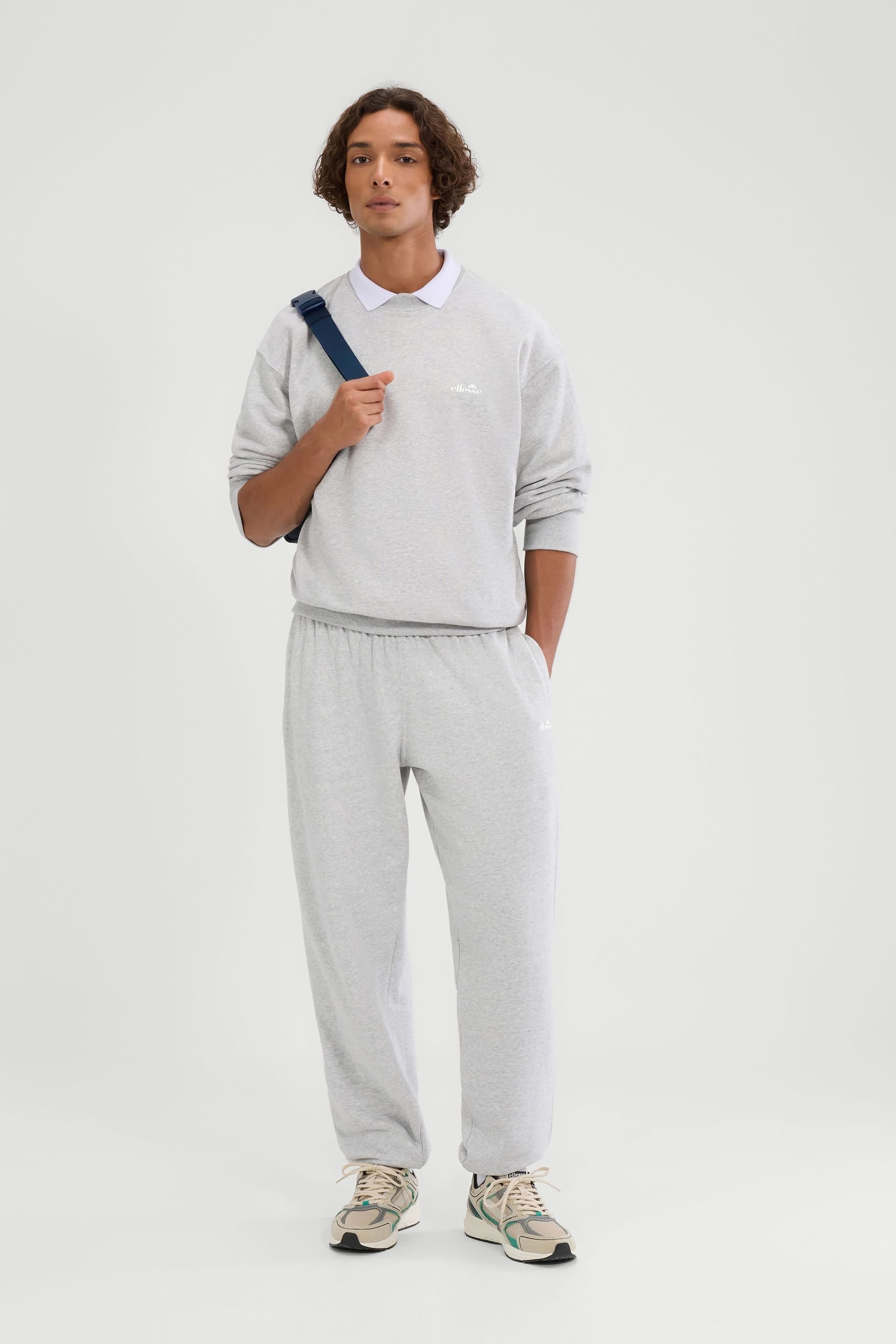 Ellesse Ellesse Men's Rafori Sweatshirt in Light Grey - 4