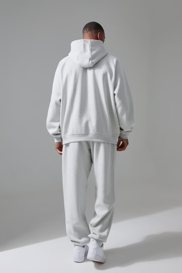 Training Dept. Training Dept. Men's Training Dept Oversized Embossed Jogger in Light Grey - 2