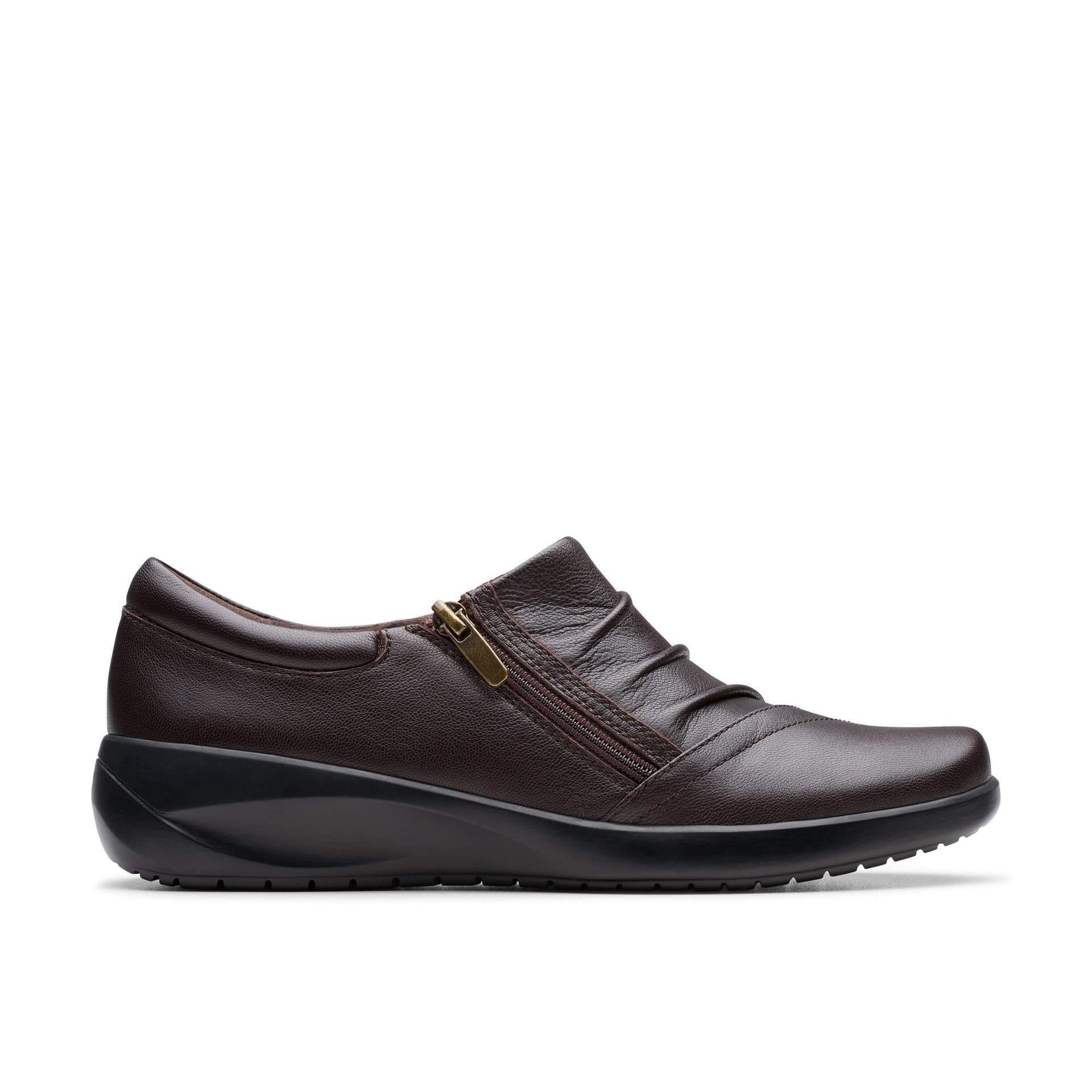 Clarks Clarks Women's Kaetlyn Mila Chocolate Leather Loafers