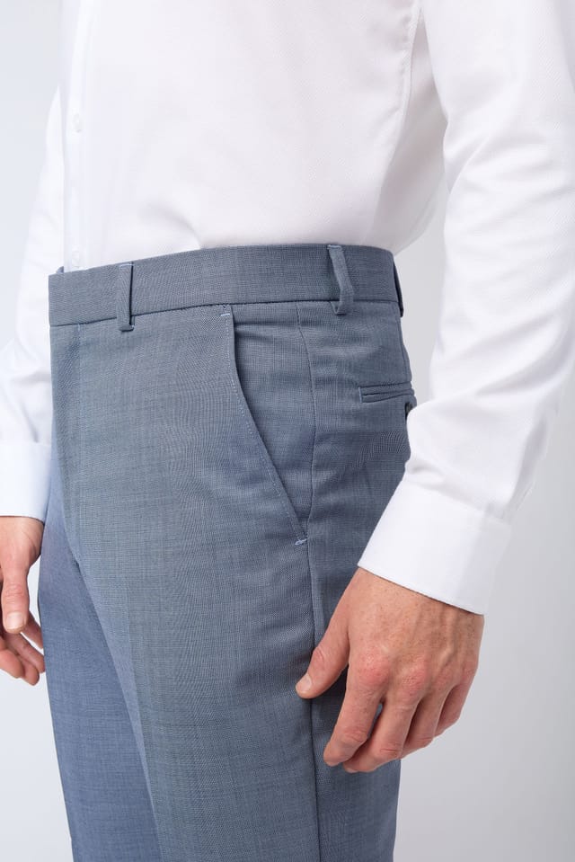 Racing Green Racing Green Men's Airforce Suit Trouser in Blue - 2