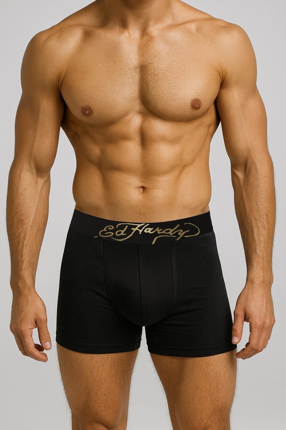 Ed Hardy Ed Hardy Men's 5 Pack Cotton Breathable Boxers Underwear - Carno Collection - 4
