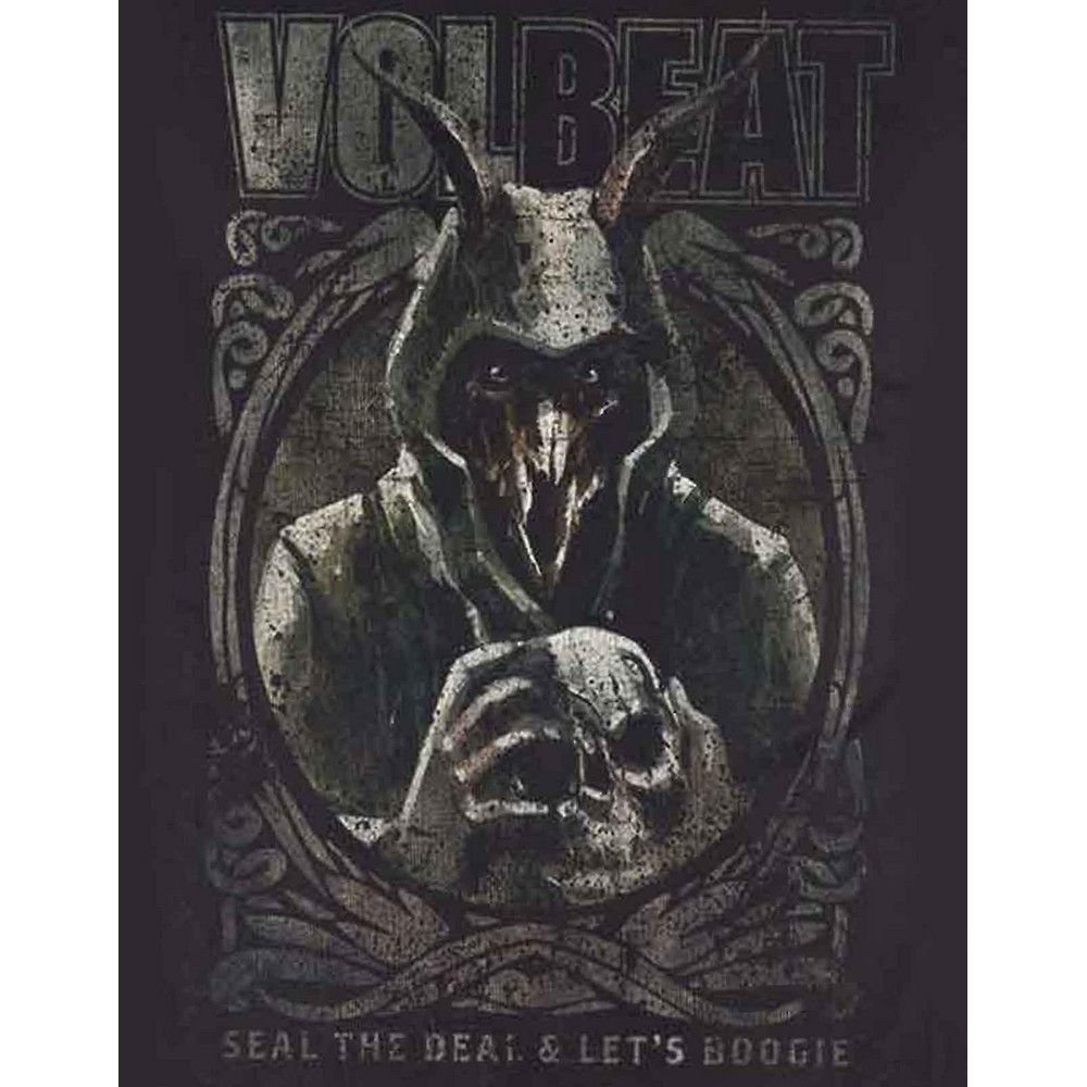 Volbeat Volbeat Men's Goat Skull T-Shirt in Black - 3