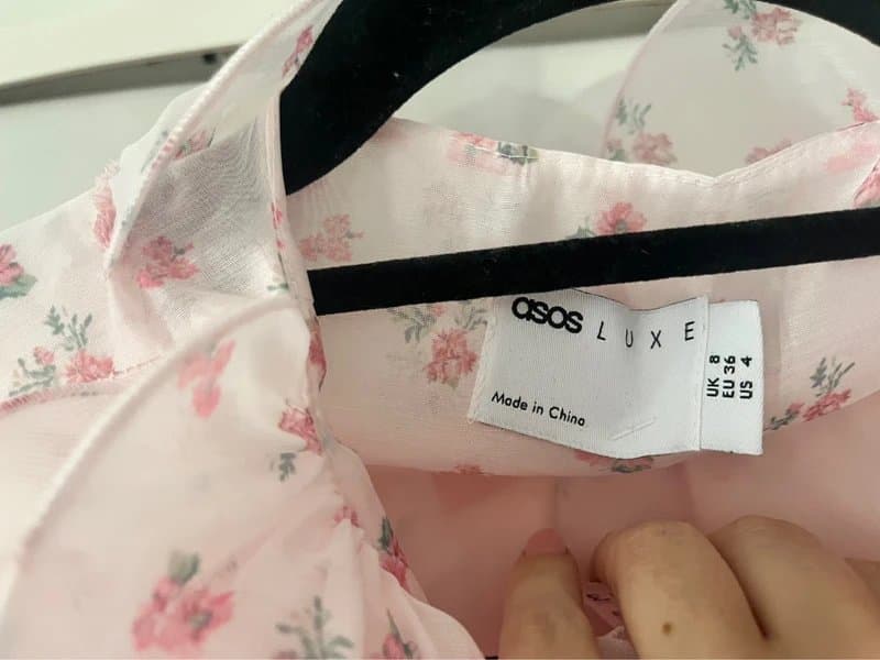 Asos luxe ASOS Luxe Pink Floral Wired Organza Ruffle Jacket / Blouse - Size UK 8