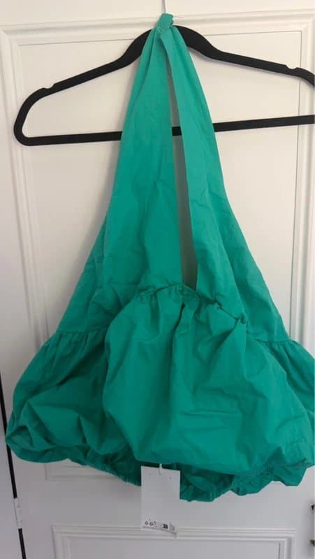 Topshop topshop turquoise halter top