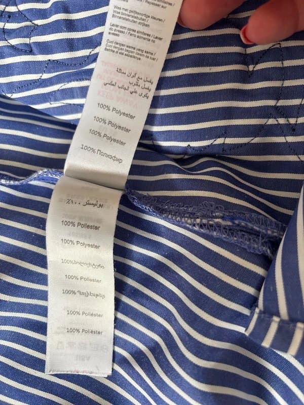 New Look New look blue stripe shirt with flowers