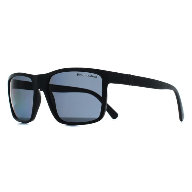 Polo Ralph Lauren Polo Ralph Lauren Men's Rectangle Shiny Dark Grey Dark Grey Polarized PH4133 - 2