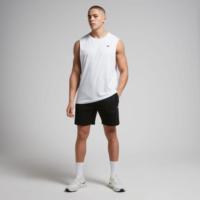MyProtein Myprotein Men's Rest Day Drop Armhole Tank Top in White - 3