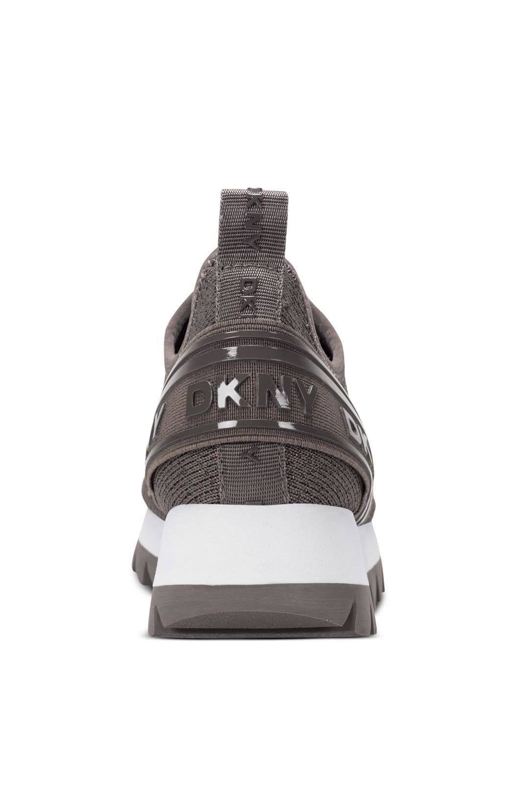 DKNY DKNY Women's Abbi Slip On Trainers Brown in Taupe - 4