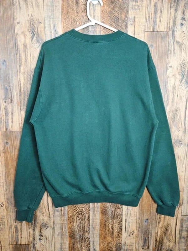 Champion Champion Scaries Spellout Crewneck Sweatshirt – Forest Green – M