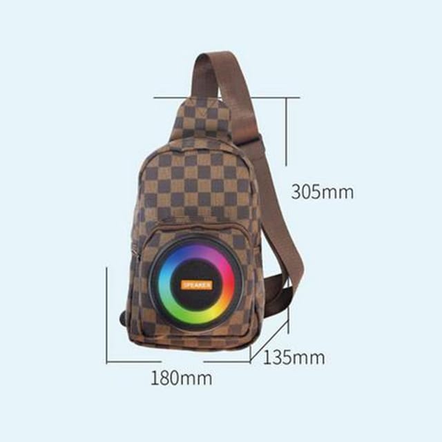 Quipulse Quipulse Men's Style 4 Multifunctional Bluetooth Speaker Backpack in Black - 2