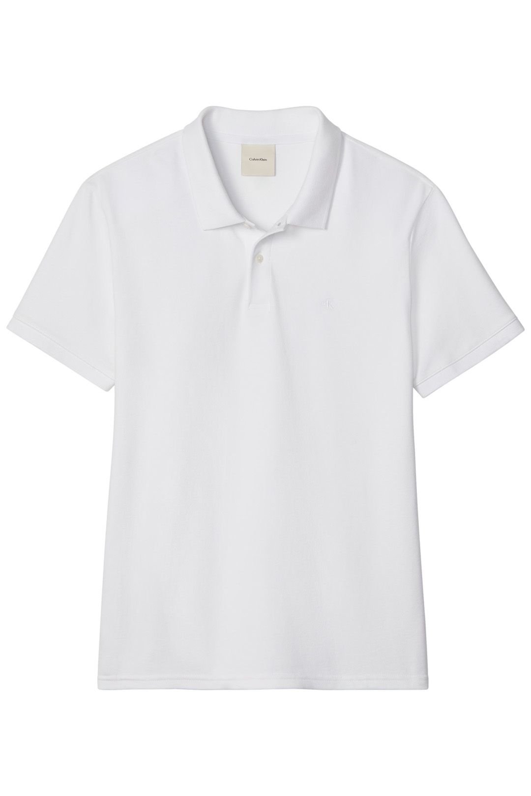 Calvin Klein Calvin Klein Men's Slim Refined Pique Polo Bright White - 3