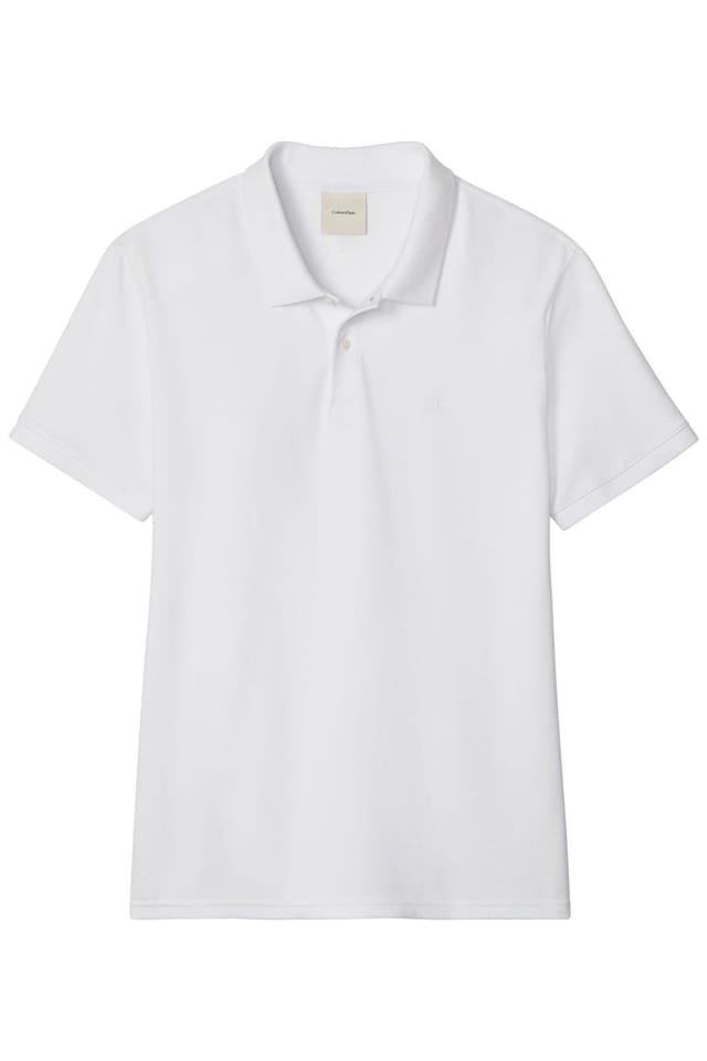 Calvin Klein Calvin Klein Men's Slim Refined Pique Polo Bright White - 3