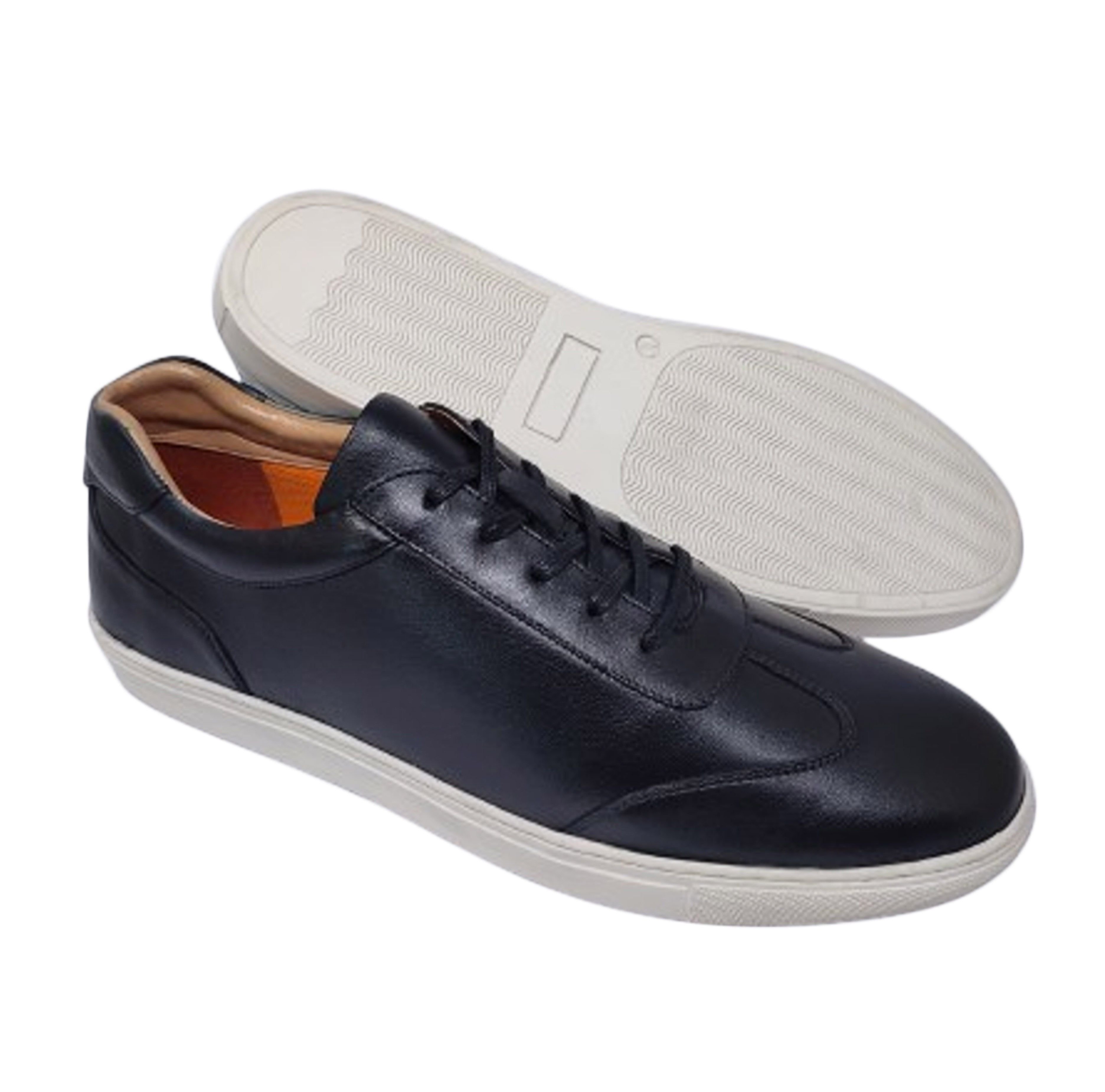 LB COMFORT LB COMFORT Men's Bernard Leather Trainers in Black - 2