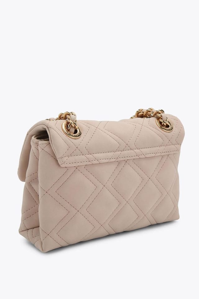 Carvela Carvela Women's 'Rosa Chain Shoulder' Suedette Bag in Pale Pink - 3