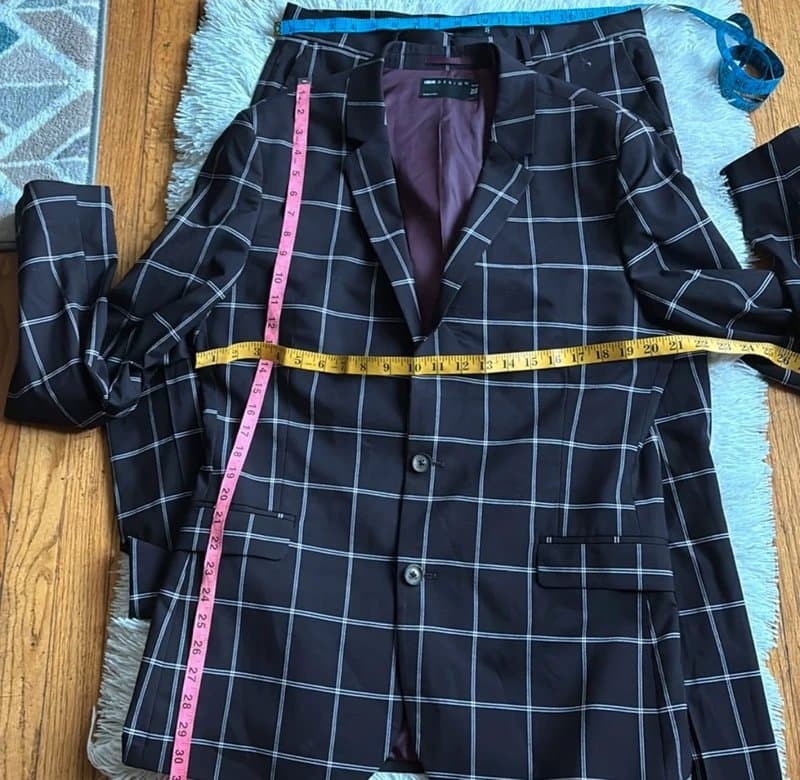 ASOS Design Blazer pants suit set for women extra long Sz 44