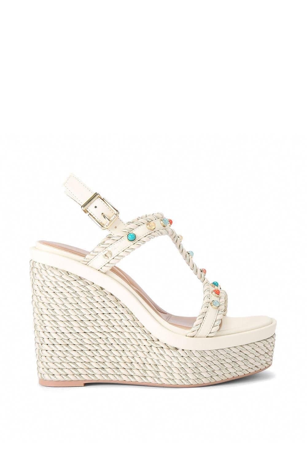 Carvela Carvela Women's 'Sorella Wedge' Heels in Cream
