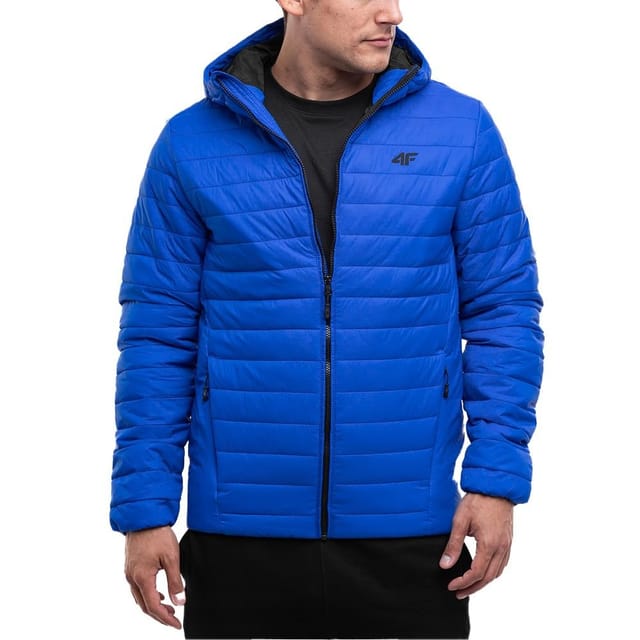 4F 4F Men's M240 Quilted Jacket in Blue - 3