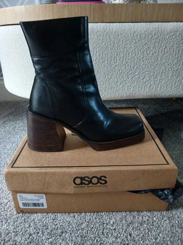 ASOS Black leather boots