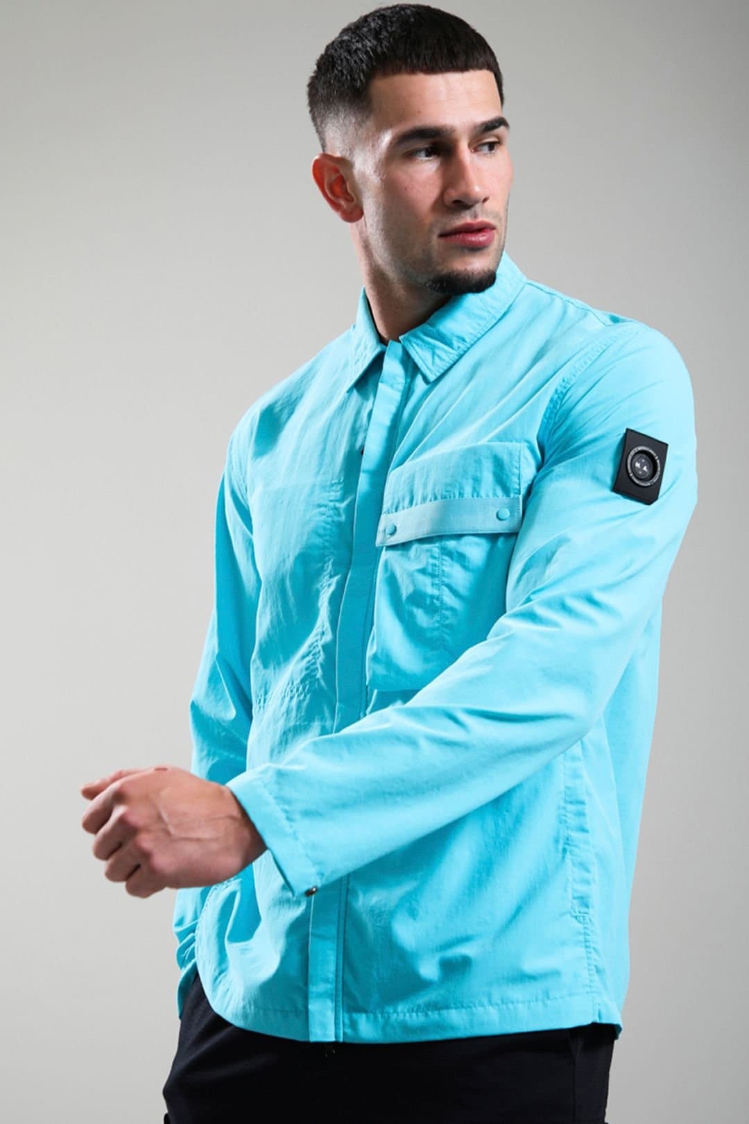 Marshall Artist Marshall Artist Men's Woodvale Overshirt Blue